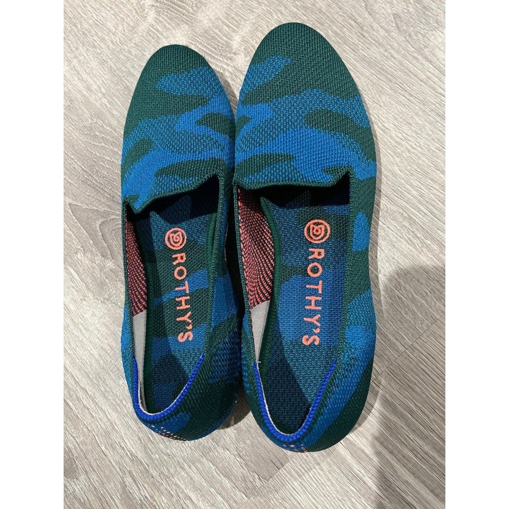 Rothy's Camo Loafers 8.5 RARE